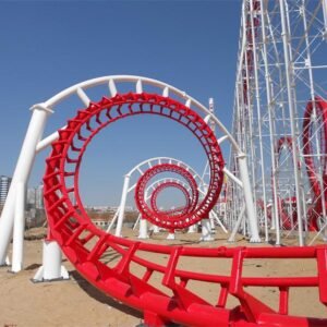 six loops roller coaster
