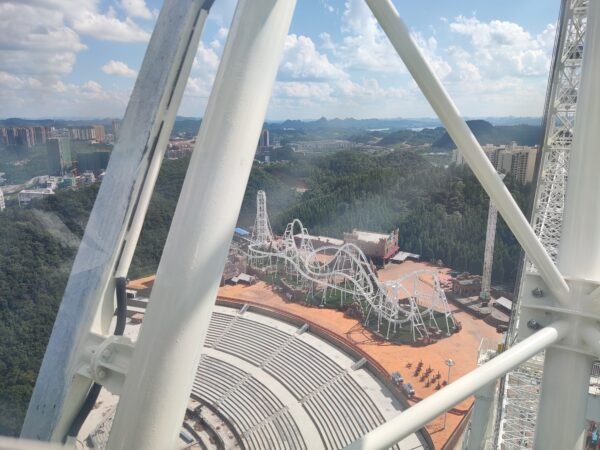 Lake-Spanning Vertical Roller Coaster
