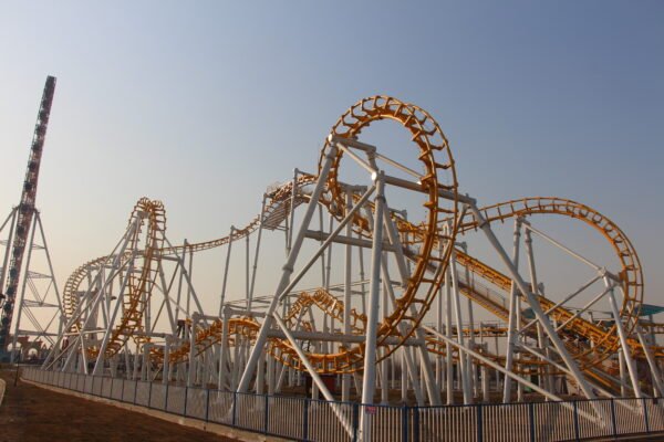 Suspended roller coaster