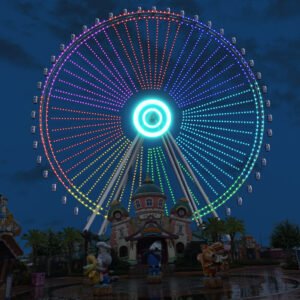 103m Pure steel cable Ferris Wheel